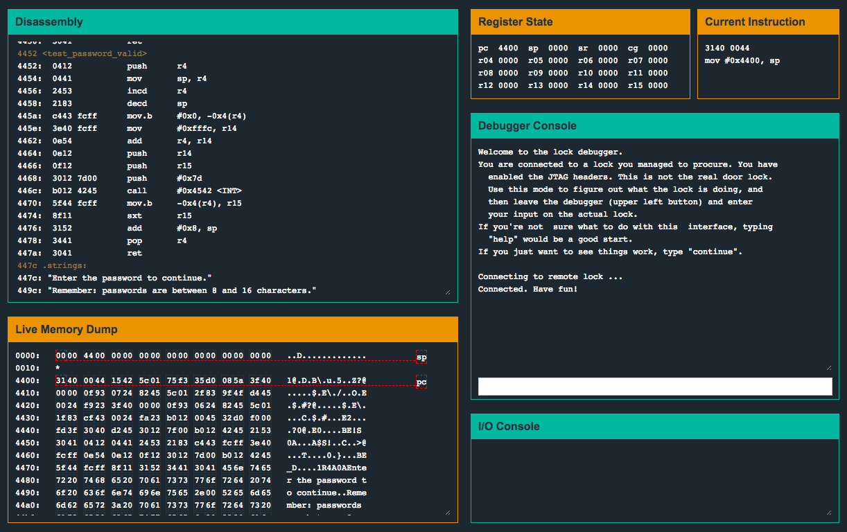 Microcorruption CTF Cusco Write-up